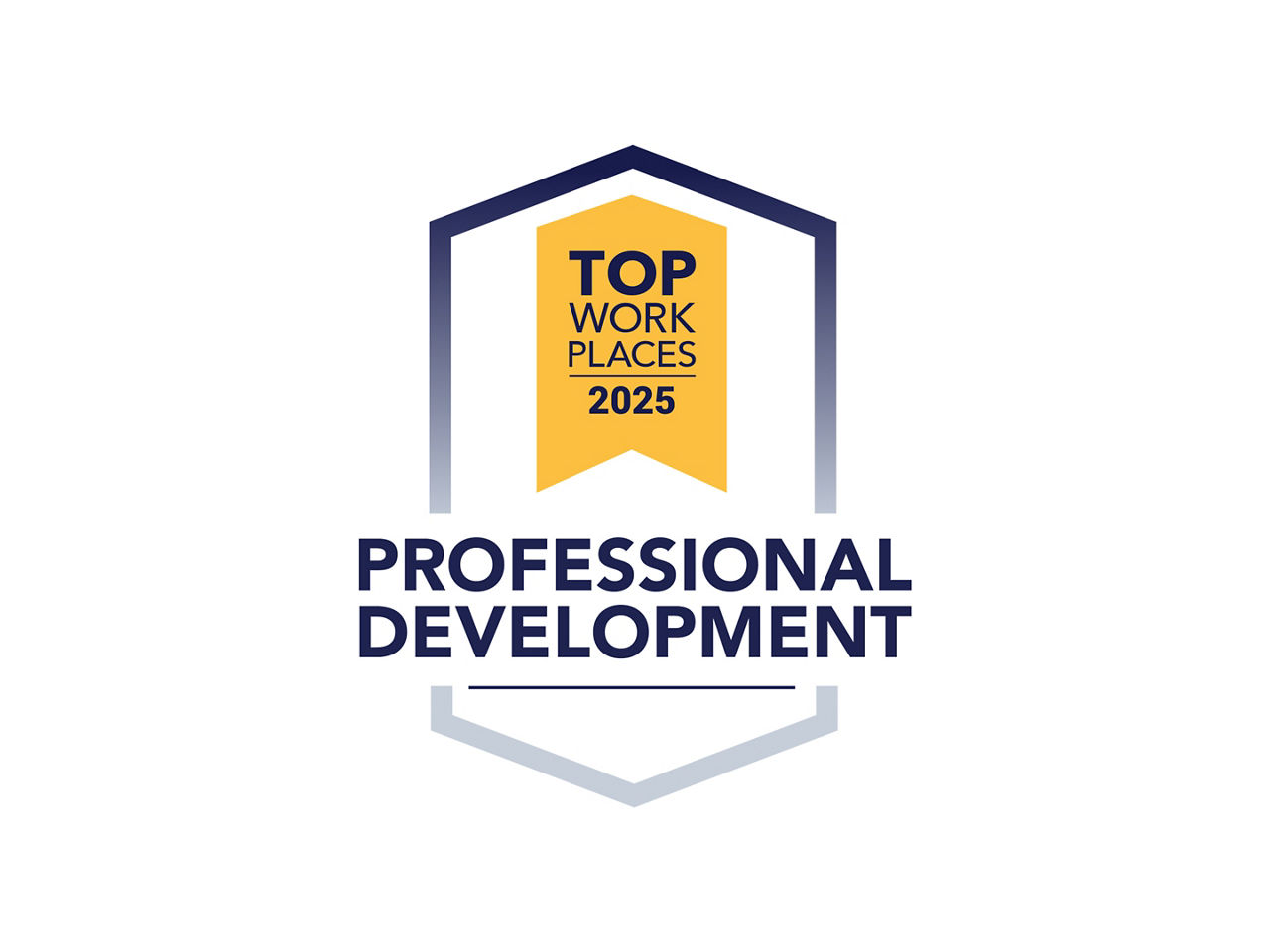 Top Workplaces 2025 Professional Development Badge.