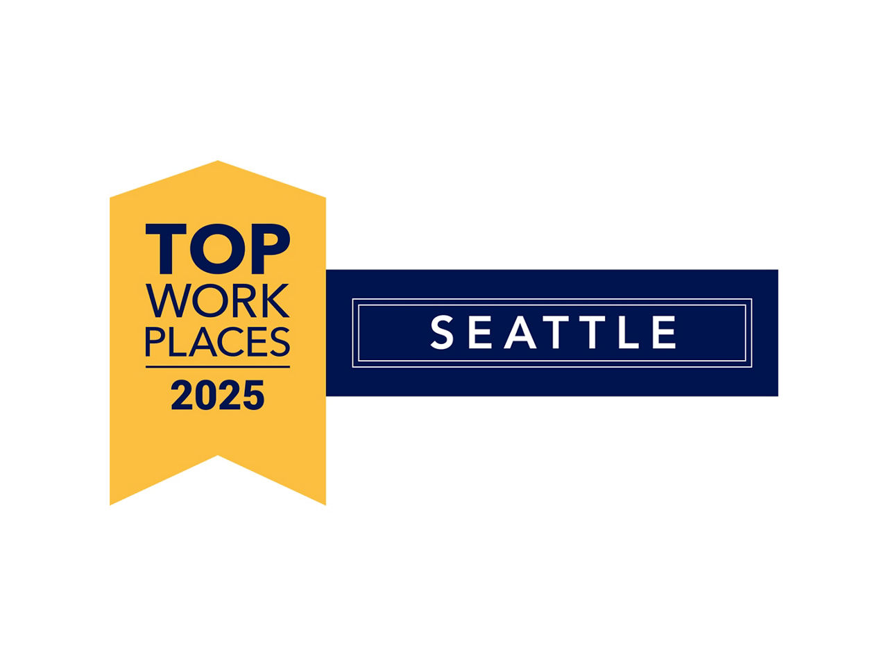 Top Workplaces 2025 Seattle Award Graphic.